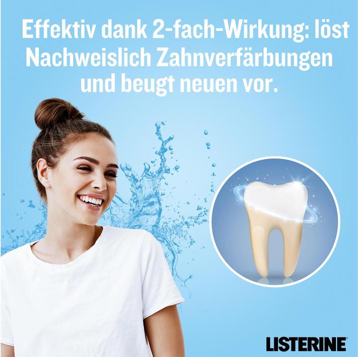 Actual product image Listerine Advanced White Mild (500 ml, Mouthwash)