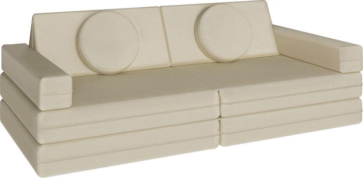 Image du produit tectake Canapé de jeu Lilly, 8 pièces, avec fonction de couchage (Canapé pour enfants)