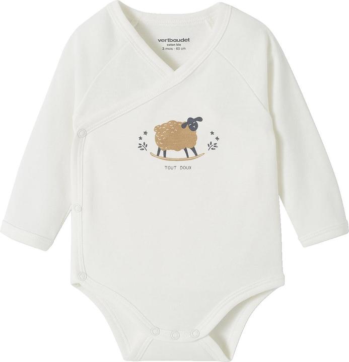 Actual product image Vertbaudet 5er-Pack Baby Wickelbodys aus Bio-Baumwolle Oeko-Tex (56)