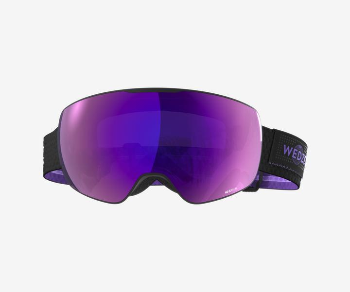 Actual product image Wedze Ski goggles adults/children fair weather - G900 S HD violet