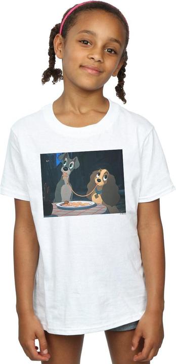 Image du produit Disney - T-shirt LADY AND THE TRAMP SPAGHETTI SLURP - Fille (152, 158)