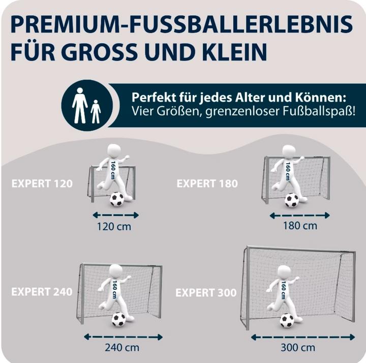 Actual product image Hudora Expert 180 Football Goal
