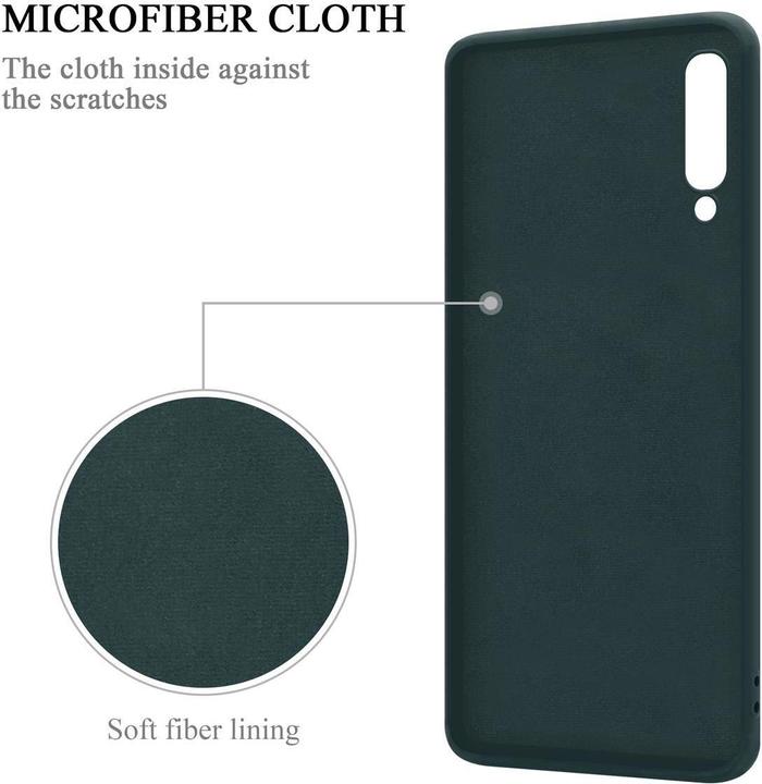 Actual product image Cadorabo Bumper TPU Liquid Ring Silicone Case (Samsung Galaxy A30s, Samsung Galaxy A50s)