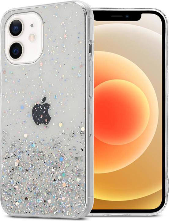Transparent mit Glitter