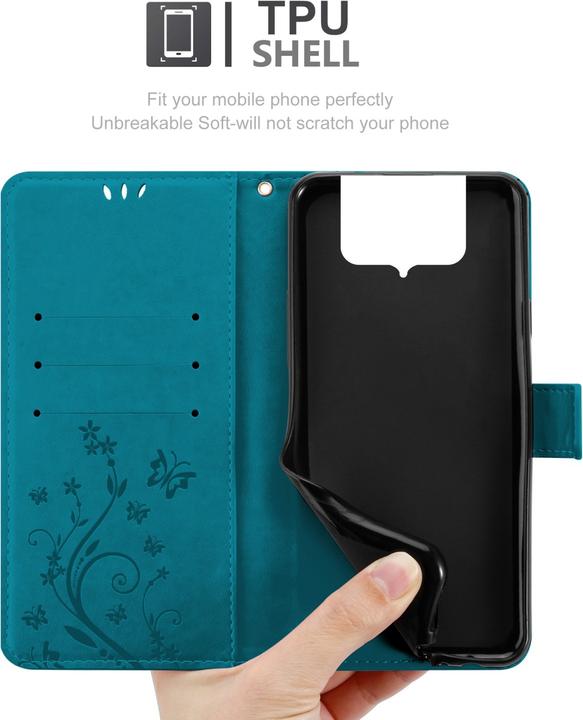 Produktbild Cadorabo Flower Book Hülle (Asus Zenfone 8 Flip)