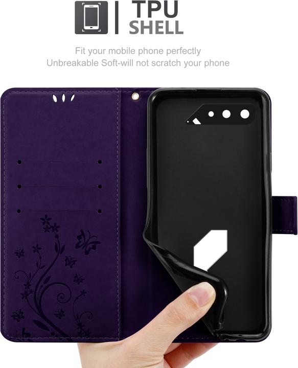 Image du produit Cadorabo Housse Flower Book (Asus ROG Phone 5)