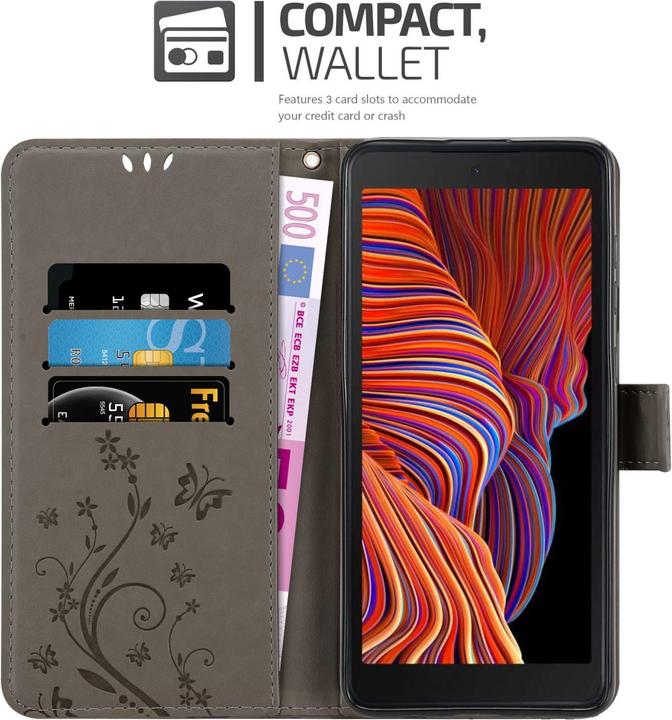 Image du produit Cadorabo Housse Flower Book (Samsung Galaxy Xcover 5)