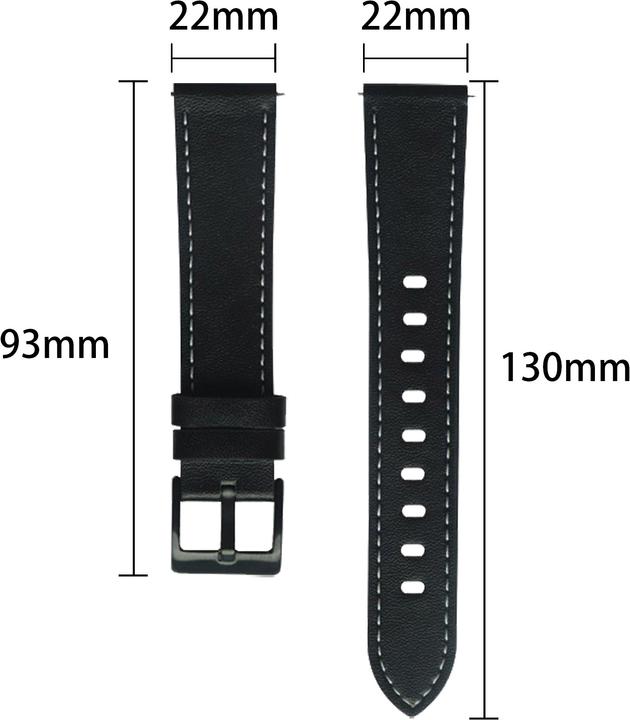 Actual product image Cadorabo Smartwatch bracelet (22 mm, Leather)