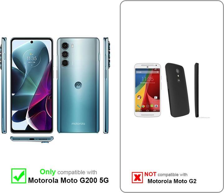 Immagine prodotto Cadorabo Custodia Flower Book (Motorola Moto G200 5G)