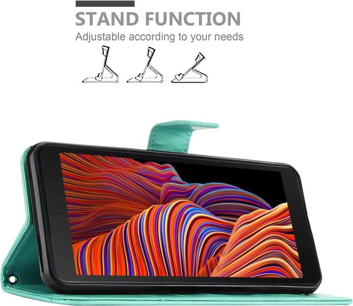 Immagine prodotto Cadorabo Custodia Flower Book (Samsung Galaxy Xcover 5)