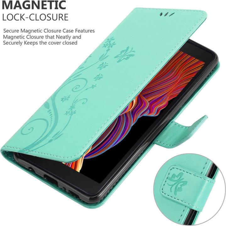 Immagine prodotto Cadorabo Custodia Flower Book (Samsung Galaxy Xcover 5)