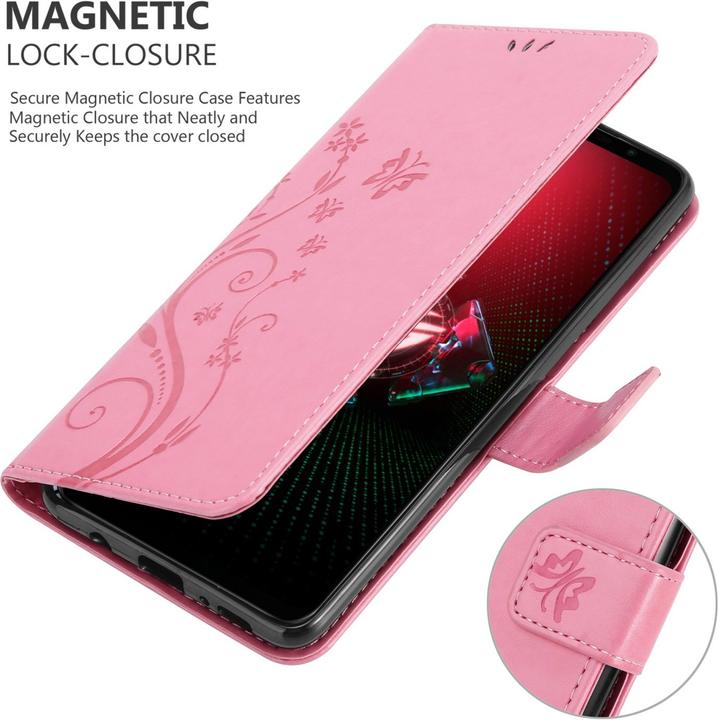 Image du produit Cadorabo Housse Flower Book (Asus ROG Phone 5)