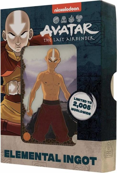 Actual product image Fanattik Avatar The Lord of the Elements Metal Bar Aang Limited Edition