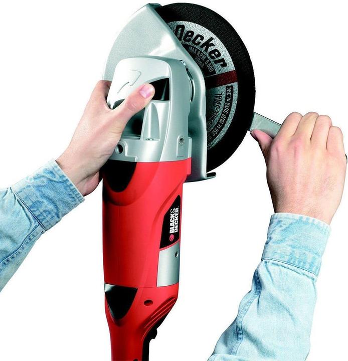 Actual product image Black & Decker Two hand angle grinder 2000W (230 mm)