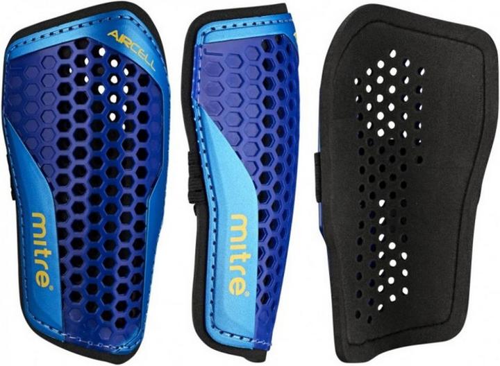 Mitre Schienbeinschoner Aircell Kohlenschwarz 2Erpack (M)