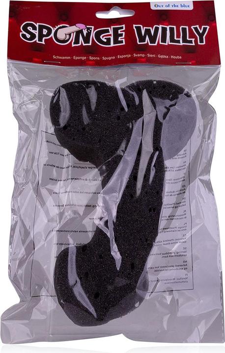 Immagine prodotto Accentra Spugna da bagno, pene, circa 19 cm, 3 colori assortiti, in busta con cartoncino, confezione da 24