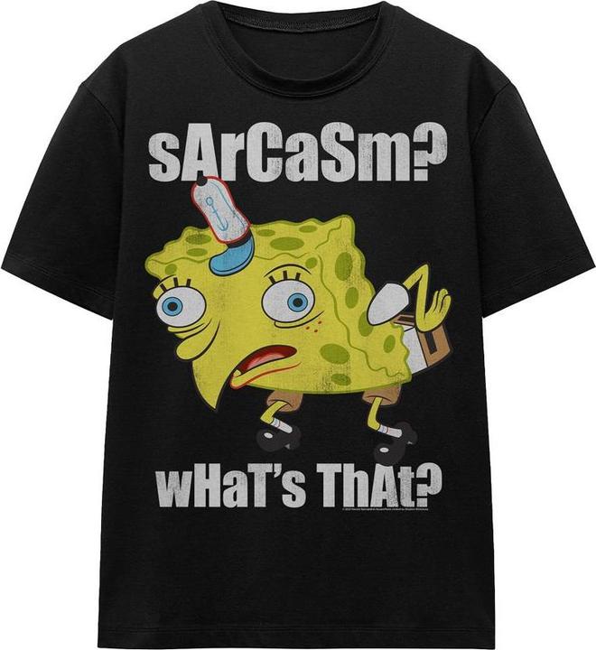 Produktbild Spongebob Squarepants Sarcasm Meme TShirt (M)