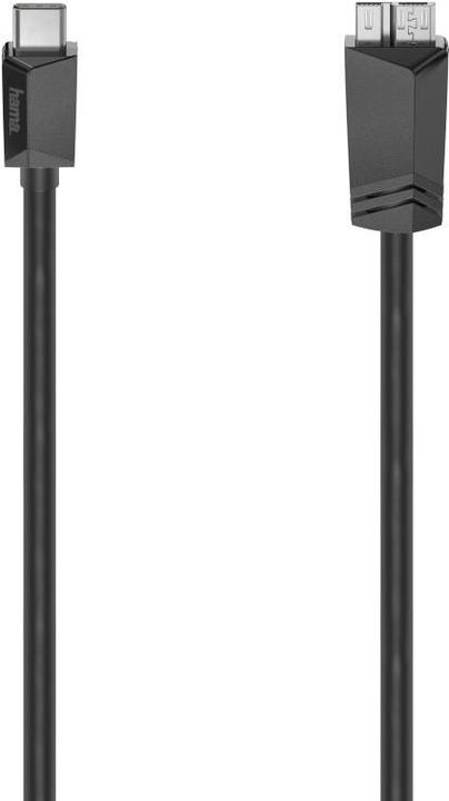 Hama USB-C-Kabel, USB-C-Stecker - Micro-USB-St., USB 3.2 Gen1, 5 Gbit/s, 0,75 m (0.75 m, USB 3.2 Gen 1)