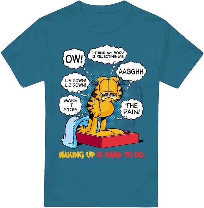 Garfield Waking Up Is Hard To Do TShirt