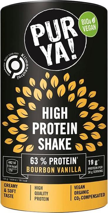 Image du produit Pur Ya! Vegan High Protein Shake vanilla bio (Vanille, 1 pcs, 566 g)
