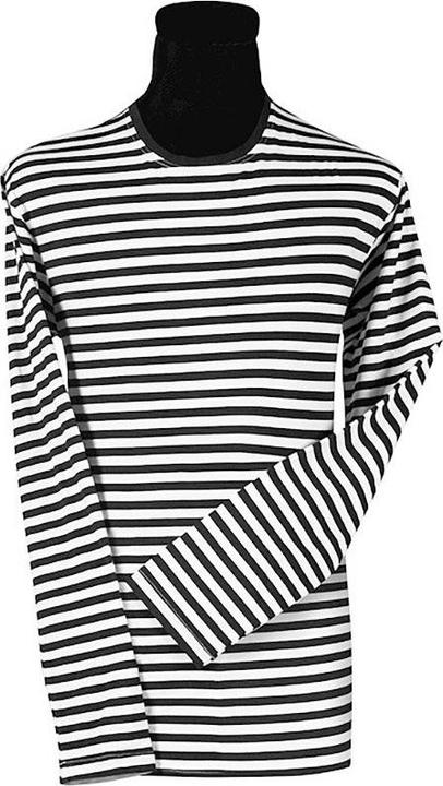 Produktbild Thetru Herren Ringelshirt langarm schwarz-weiss – alltagstauglich (M)
