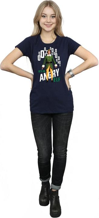 Actual product image Elf Womens/Ladies Angry Cotton T-Shirt (M)