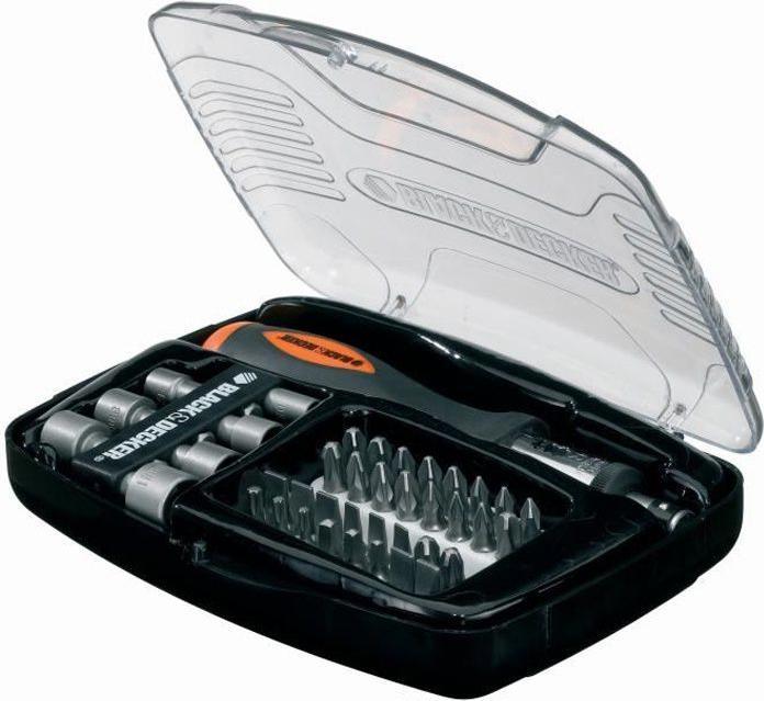 Immagine prodotto Black & Decker A7062 Cacciavite manuale Cacciavite multi bit Cacciavite a cricchetto (Cacciavite a croce PZ, Pin-torx)