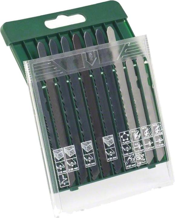 Bosch Professional Zubehör Sägeblattkassette Holz/Metall/Kunststoff (T-Schaft), 10-teilig