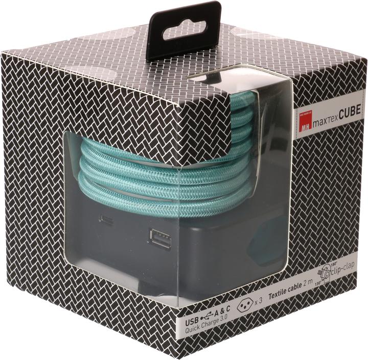 Image du produit Max Hauri maxTEX Cube (5 x, Type 13, USB-C, USB-A, 2 m)