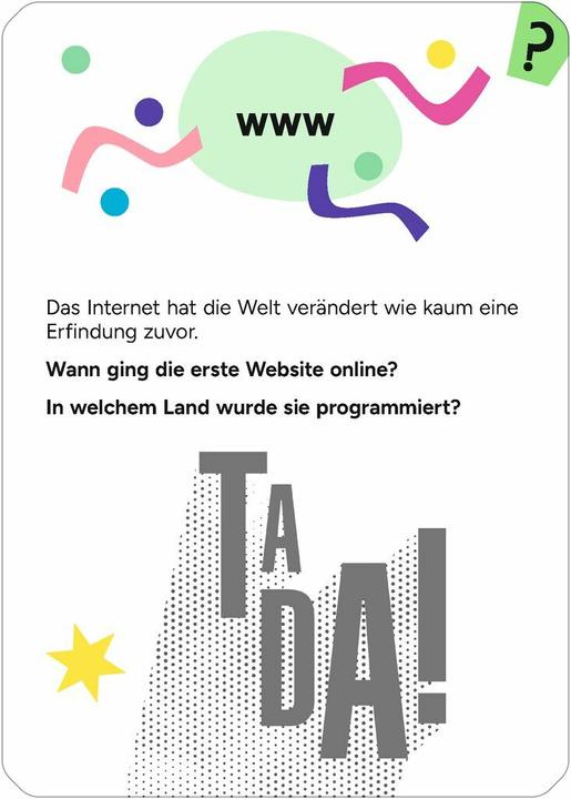 Produktbild First Time - Das grosse Quiz der ersten Male (Deutsch)