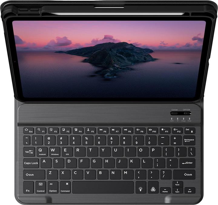 Actual product image Accezz QWERTY Keyboard Bookcase iPad Air (2025 / 2024 / 2022 / 2020) / Pro 11 (2022 - 2018)