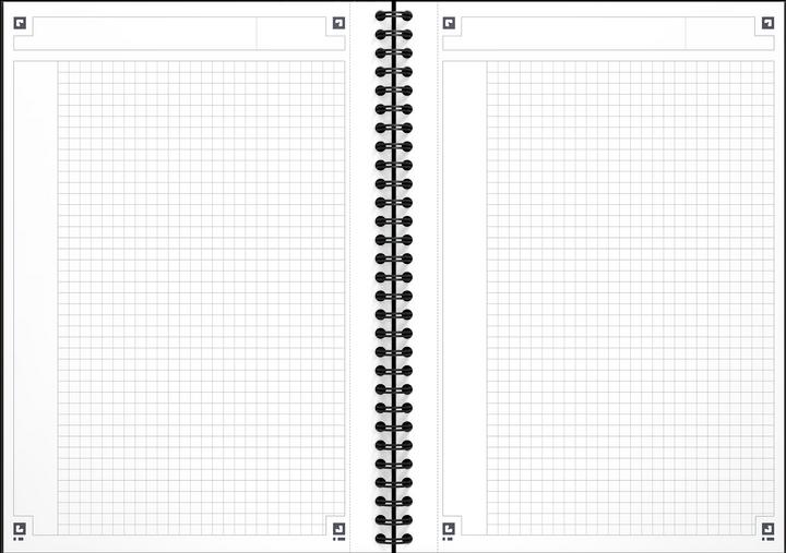Actual product image Oxford International Notebook (B5, Checked, Soft cover)