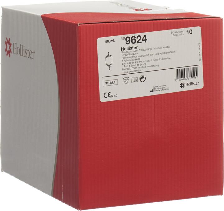 Produktbild Hollister Incorporated Urin-Beinbeutel 500ml mit Ableitungsschlauch 50cm Rücklaufsperre steril