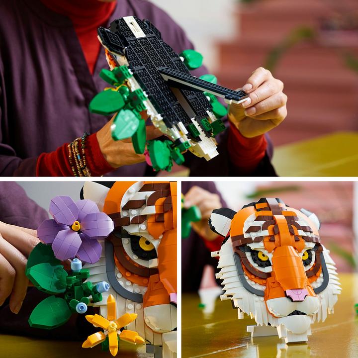 Actual product image LEGO Fauna Collection - Tiger (31217, LEGO Art)