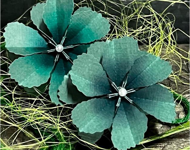 Image du produit FarbTon Pochoir de perforation fleur pliée "Malva