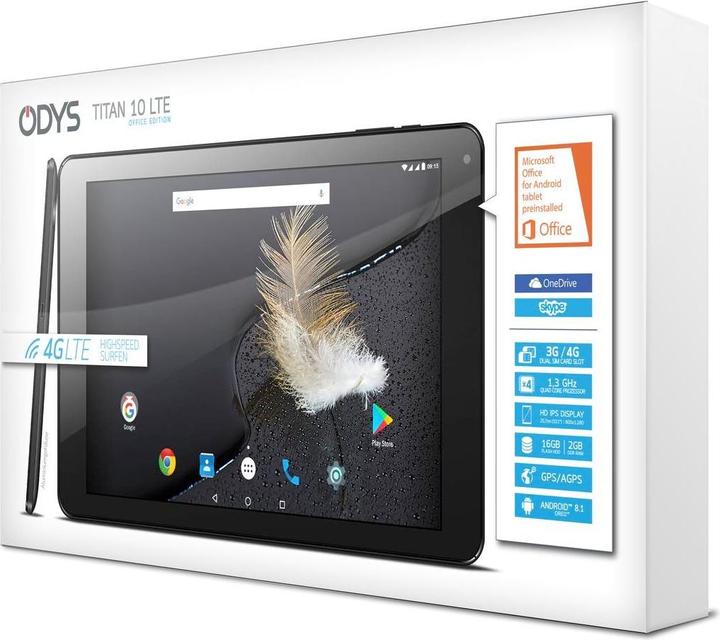 Immagine prodotto Odys n 10 LTE (4G, 10.10", 16 GB, Nero)
