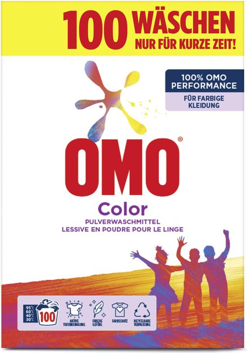 Actual product image OMO Color (100 Washing cycles, Powder)