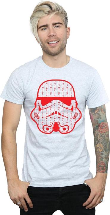 Immagine prodotto Star Wars Christmas Stormtrooper Helmet Maglietta Uomo (M)