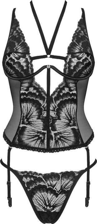 Image du produit Obsessive 2 pc Suspender-set Alessya - black (M/L)