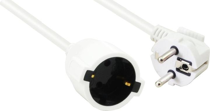 Image du produit Helos Rallonge à prise de terre 3 pôles blanche 2.0m (2 m, CEE 7/7)