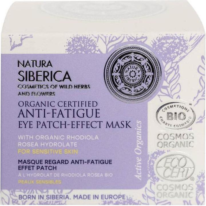 Natura Siberica Bio-Zertifizierte Anti-Ermüdungs-Pflastermaske für empfindliche Haut, 50 ml (50 ml)