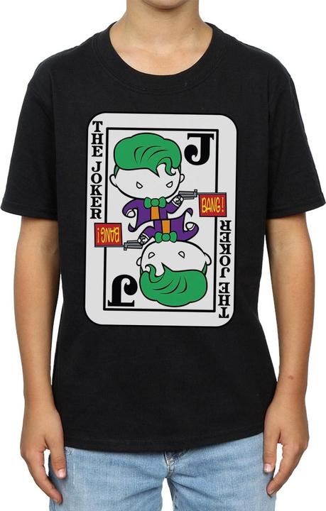 Immagine prodotto Chibi Joker Playing Card Maglietta Ragazzi (152, 158)