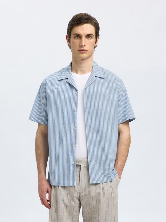 Produktbild Selected Homme Streifen Kurzarmhemd (L)