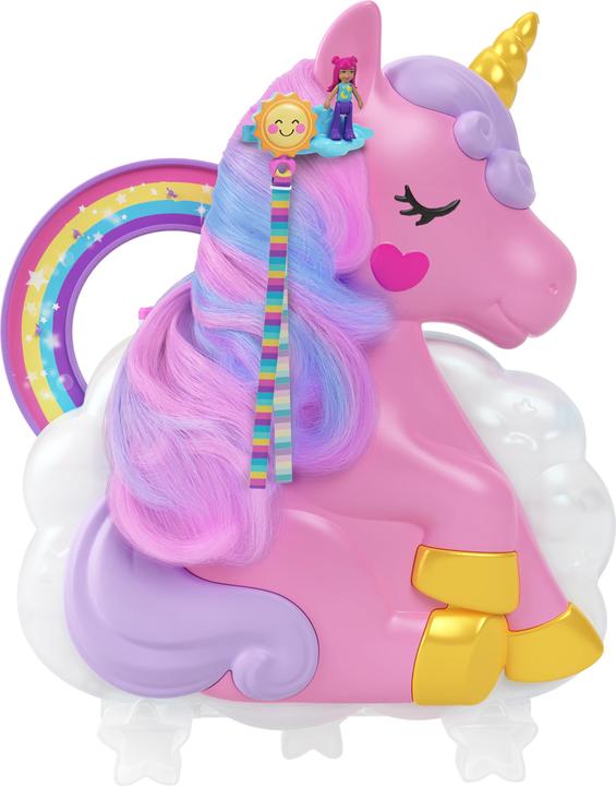 Produktbild Polly Pocket Einhorn Haarspiel Schatulle