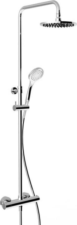 Actual product image Gessi surface-mounted thermostatic shower fitting with concealed 1/2 connections, for anti-limestone