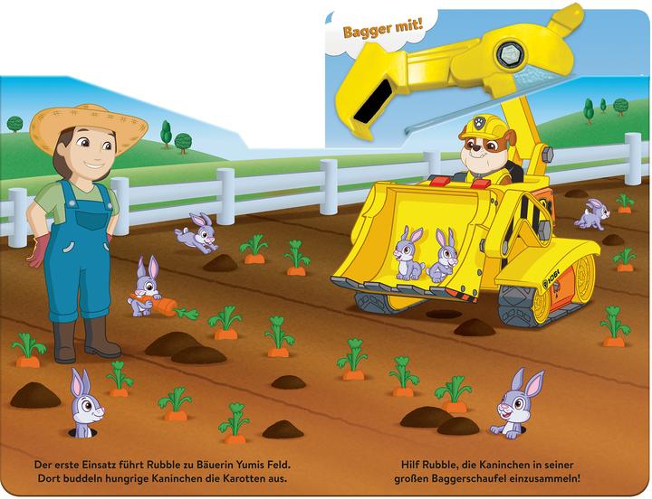 Immagine prodotto Panini PAW Patrol: Bagger mit Rubble! (Tedesco, Panini, 2023)