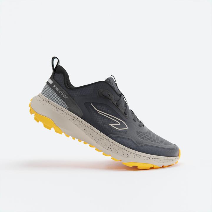 Immagine prodotto Kalenji Scarpe da corsa e da trail running da uomo - JF 190 GRIP - Blu/Mango (47)