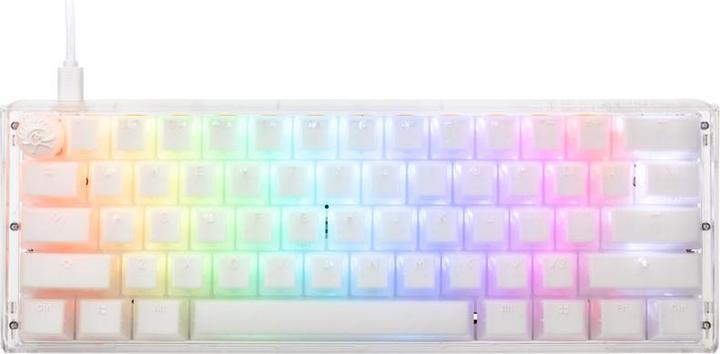Image du produit Ducky One 3 Aura White Mini clavier de jeu, RGB LED - Kailh Jellyfish Y (US) (US, Filaire)