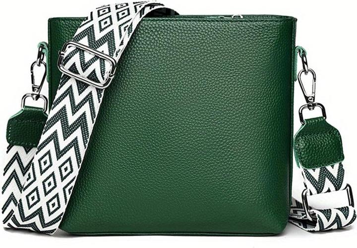 Actual product image Only-Bags.Store Kunstleder Crossbody Umhängetasche, Solid Farbe Messenger Satchel Geldbörse, Casual Fashion