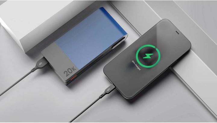 Actual product image GP Batteries GP PowerBank MP20B 20000mAh USB-C/USB-A blue 130M20BBLUE (20000 mAh, 22.50 W, 74 Wh)